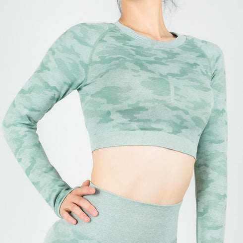 Fall/Winter Yoga Suit Long Sleeve Sports Jacket Tight Pants Set